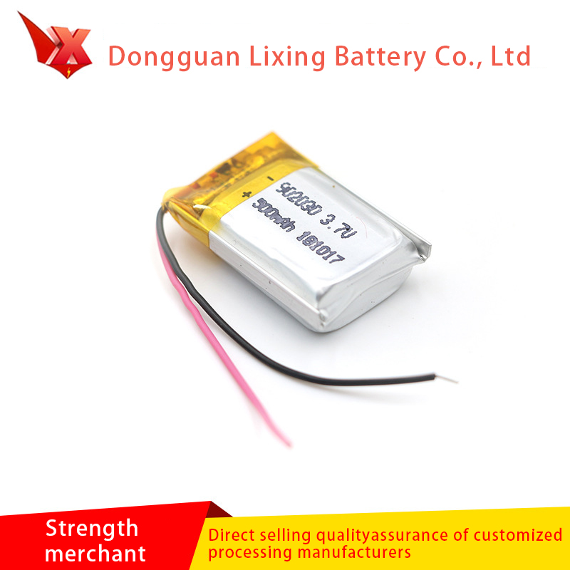Rapport de vente direct du fabricant avec Batterie au lithium CB 902030 Protection de l'environnement Batterie au lithium de la batterie de grande capacité 500mAh Batterie de polymère