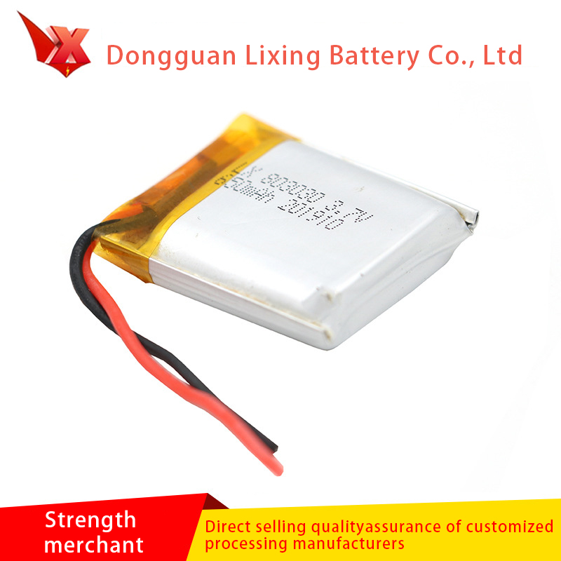 Le fabricant fournit une batterie de lithium ultra-mince de 803030-650MAH 3.7V, une batterie spéciale pour les produits Walkman et des adultes