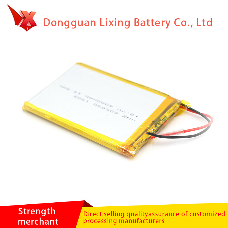 Grande approvisionnement de la batterie 3.7V 606090 Polymère de polymère Lithium Paquet Soft Batterie 4000mAh Batterie de protection de l'environnement