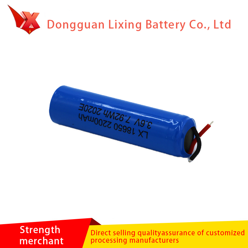 Ventes d'usine 18650 Lithium 2200mAh Batterie électrique de la batterie de charge 3.7V de la batterie solaire de la cellule de charge a une certification UN38
