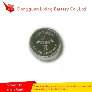 Fabricant Personnalisé Bluetooth LIR1254 Bouton Batterie haute capacité Polymère Lithium Batterie rechargeable batterie