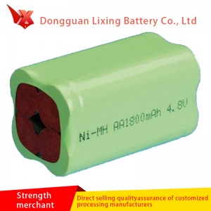 NI-MH AA1800 4.8V N ° 5 Batterie rechargeable à distance pour la batterie de jouet Vendu directement par le fabricant