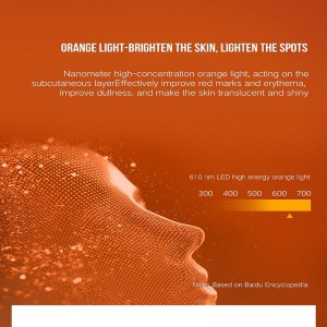 Fabrication de l\'alimentation LED PDT Beauté masque de beauté Smart levage de levage Masque facial Masque magnétique Masque de visage Portable Age-Anti-Face Outil