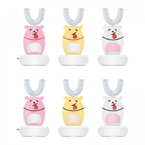 Silicone à ultrasons sûr Kids \\\\ \'Brosse à dents électrique Brosse de musique pour enfants avec amusement