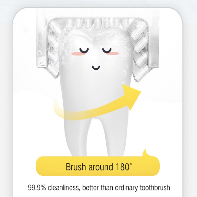 Silicone à ultrasons sûr Kids \\ 'Brosse à dents électrique Brosse de musique pour enfants avec amusement