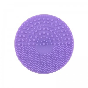 Tapis denettoyage de brosse, tapis denettoyage de maquillage en silicone, outil de lavage portable