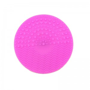 Tapis denettoyage de brosse, tapis denettoyage de maquillage en silicone, outil de lavage portable