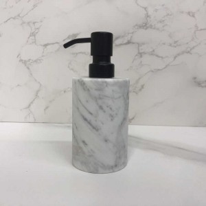 Ensemble d\'accessoires de salle de bains en marbre de haute qualité