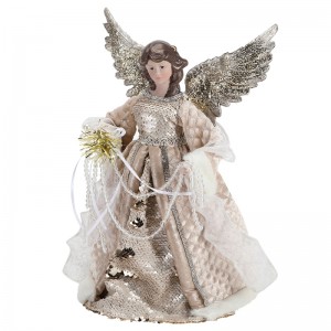 33cm Christmas Angel Décor Perles Ornement Décor Décorations d\'intérieur Nouveau produit Noël Figure Affichage de vacances Prestige Accueil Joyeux