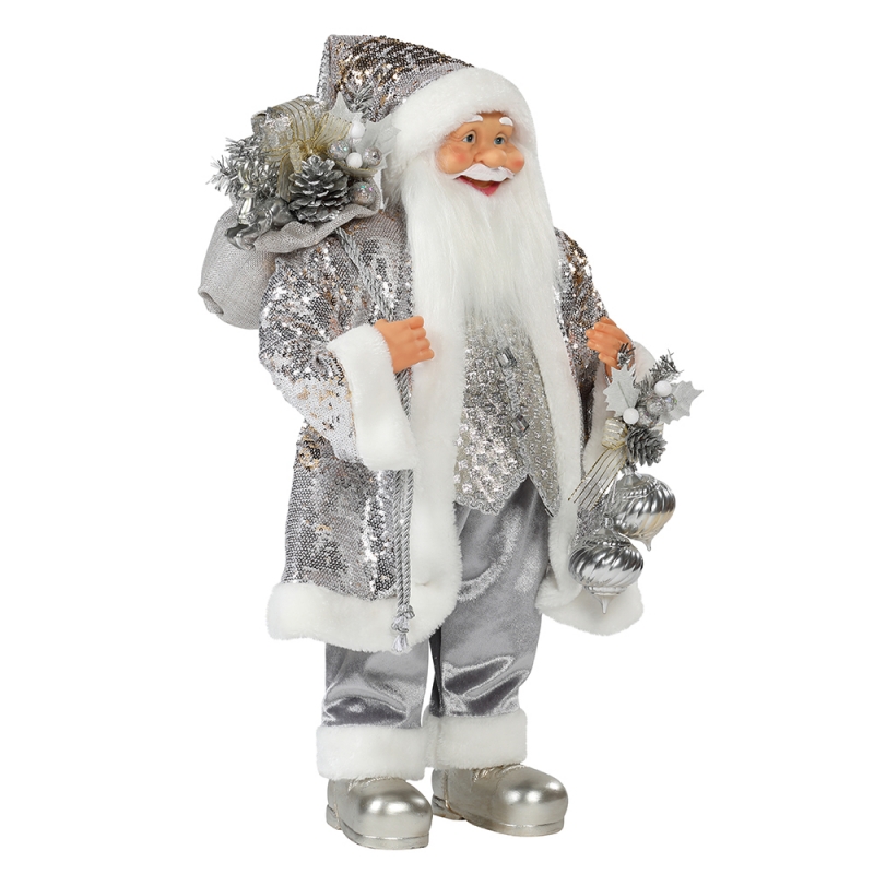 30 ~ 110cm Noël debout Père Noël Décoration de décoration Festival Figurine Figurine Collection Traditionnelle Noël