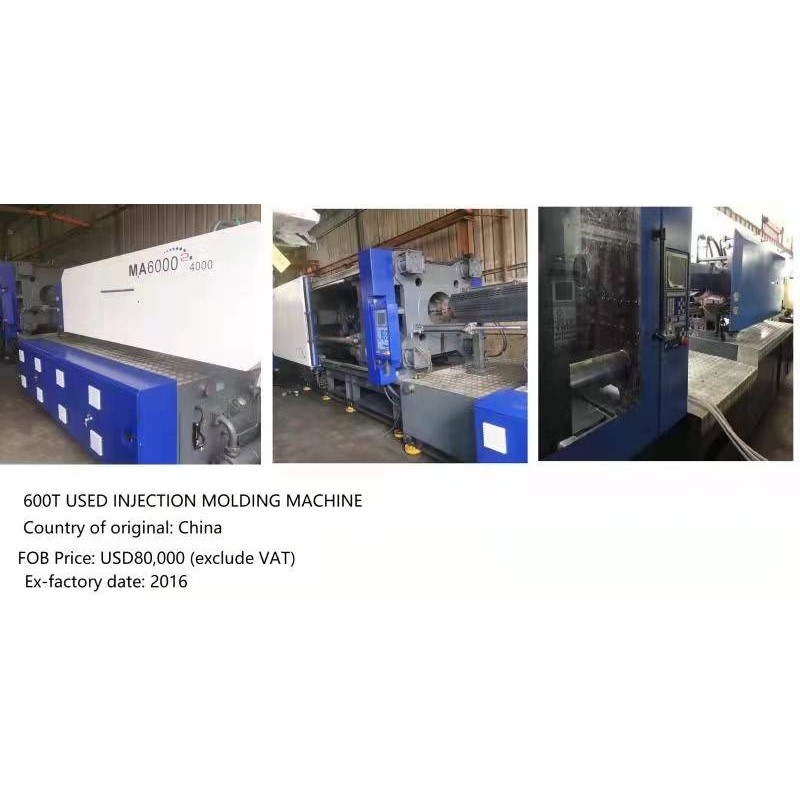 Machine de moulage par injection d'une seconde main haute performance 600T