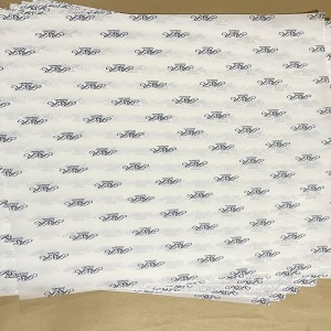 Enroulement papier Papier de tissu imprimé Logo personnalisé imprimé 14G/17G Papier de tissu Paquet de papier de tissu multicolore