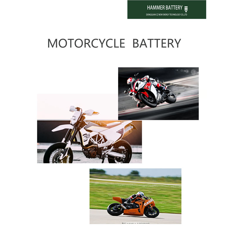 Batterie de démarrage de motos 12V 3AH 5AH 5AH 7AH 12AH 20AH Batterie de motocyclette au lithium