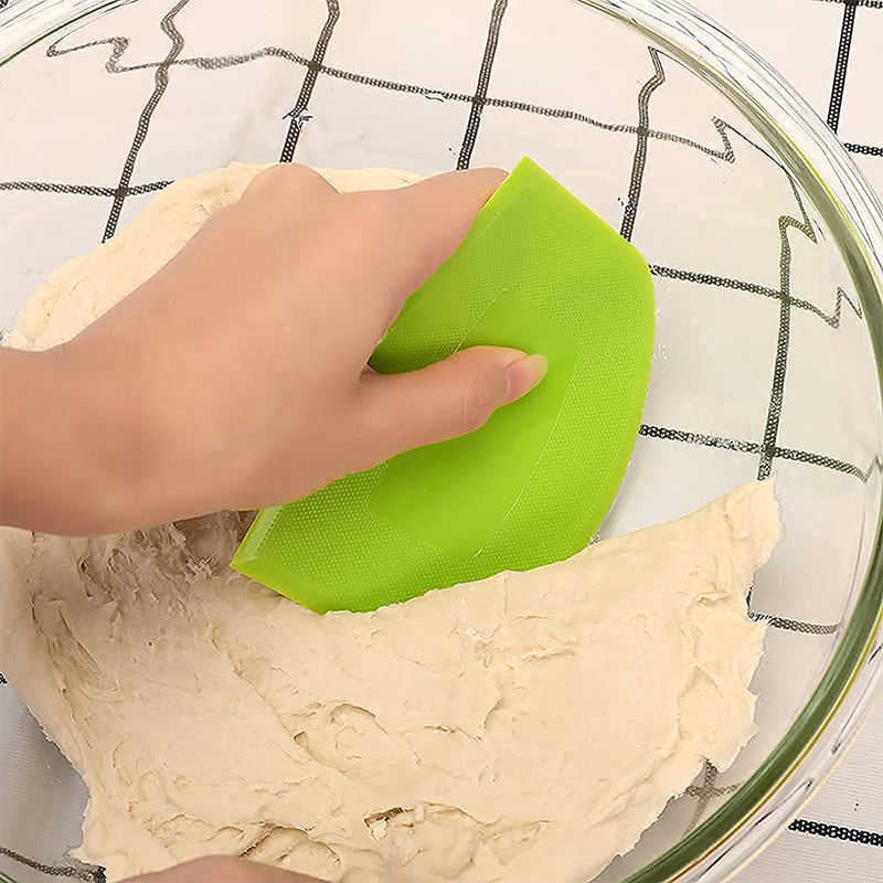 Grattoir flexible pour cuire à la crème de pain Pizza Cutter Banc raclectrat-grattoir-nourriture, grattoir de cuisine