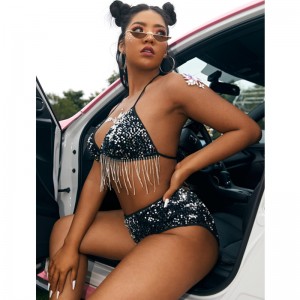 Soutien-gorge sexy et culotte Ensemble deux pièces Sexy Lingerie Sous-vêtements Femmes Saint Valentin Day Lingerie