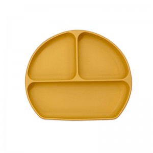 Plaques divisées en silicone pour les inflations, Plaque bébé en bas âge, BPA gratuitement