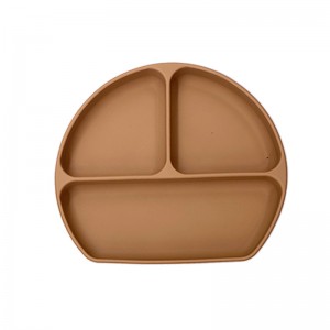 Plaques divisées en silicone pour les inflations, Plaque bébé en bas âge, BPA gratuitement