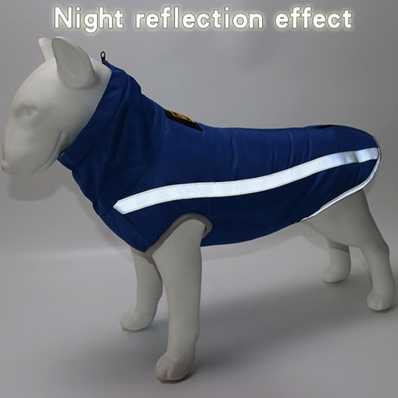 Fabricant en gros style extériorique de style de refroidissement fortement réfléchissant veste chien manteaux imperméables