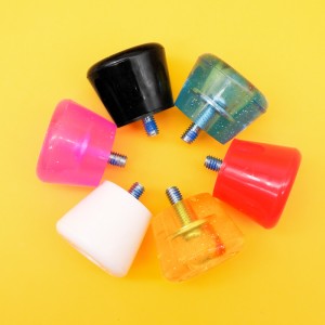 Prix ​​usine 5/16 \\\\ \'\\\\\' PURE COULEUR DE COULEUR DE BOUTON DE TOE POUR PAKER À ROULEAUX