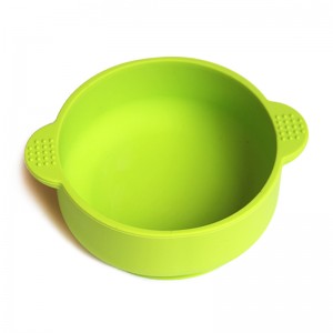 Bol de bébé en silicone en gros, bol d\'alimentation avec aspiration pournourrissons, enfants, bébés