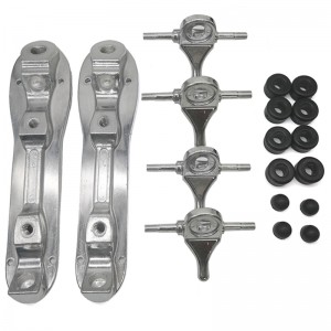 Alimentation en gros Alimentation Plaque de patin à rouleaux haute résistance Plaques de patins de patins en aluminium