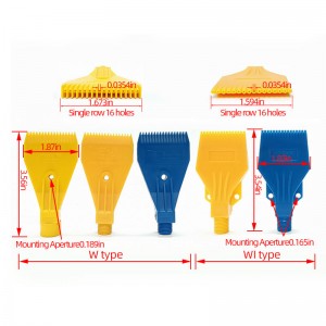 Buse de soufflage d\'air en plastique
