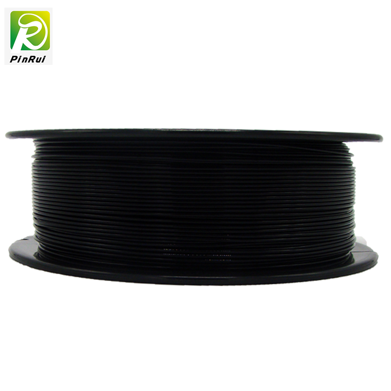 Pinrui haute qualité 1kg 3D PLA Imprimante filament Couleur Noir