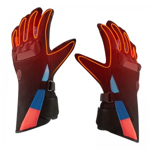 Gants chauffants électriques étanches pour moto, batterie rechargeable