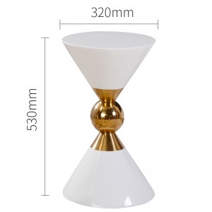 Table d\'appoint de luxe Table de consolenoire Nordic Contemporary Corner Table basse