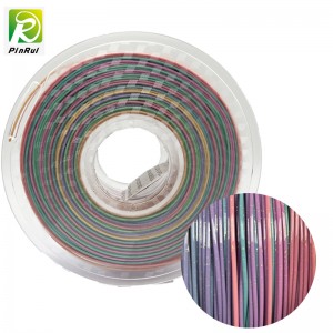 Pinrui paillettes PLA 1.75mm 3D Imprimante 3D Filament Sparkle Twinkleling Couleur arc-en-ciel