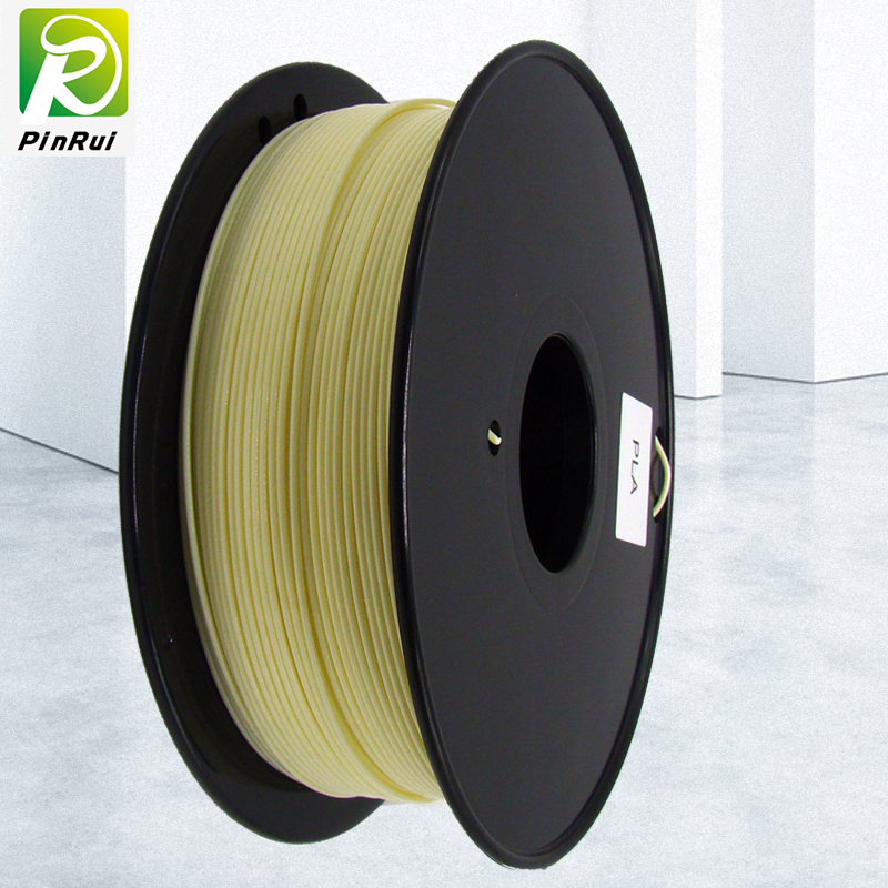 Pinrui haute qualité 1kg 3D PLA Imprimante filament jaune 9140C couleur