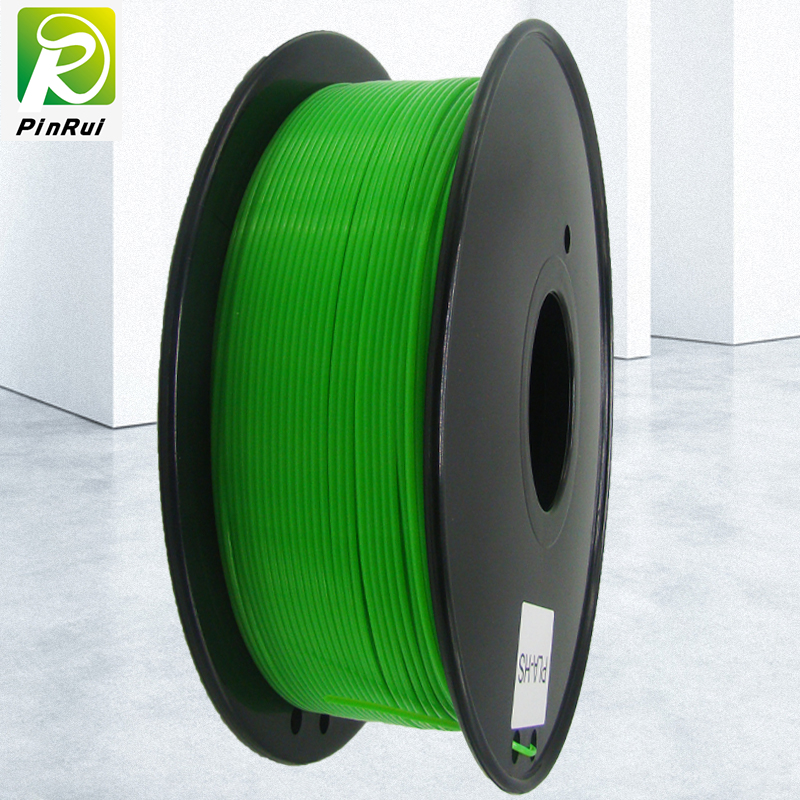 Pinrui haute qualité 1kg 3D PLA Imprimante filament Transparent Vert Couleur