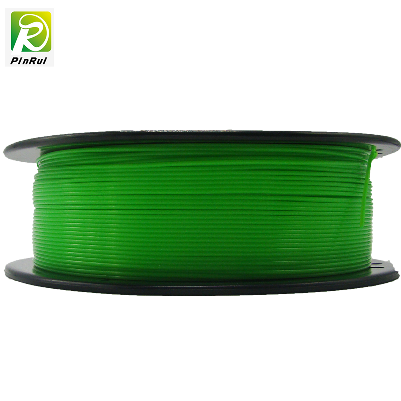 Pinrui haute qualité 1kg 3D PLA Imprimante filament Transparent Vert Couleur