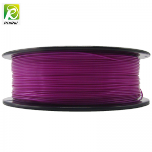 Pinrui haute qualité 1kg 3D PLA Imprimante Filament Transparent Violet Couleur