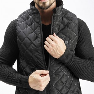 Taille de chauffage rechargeable à batterie 5V, gilet chauffant électrique pour hommes