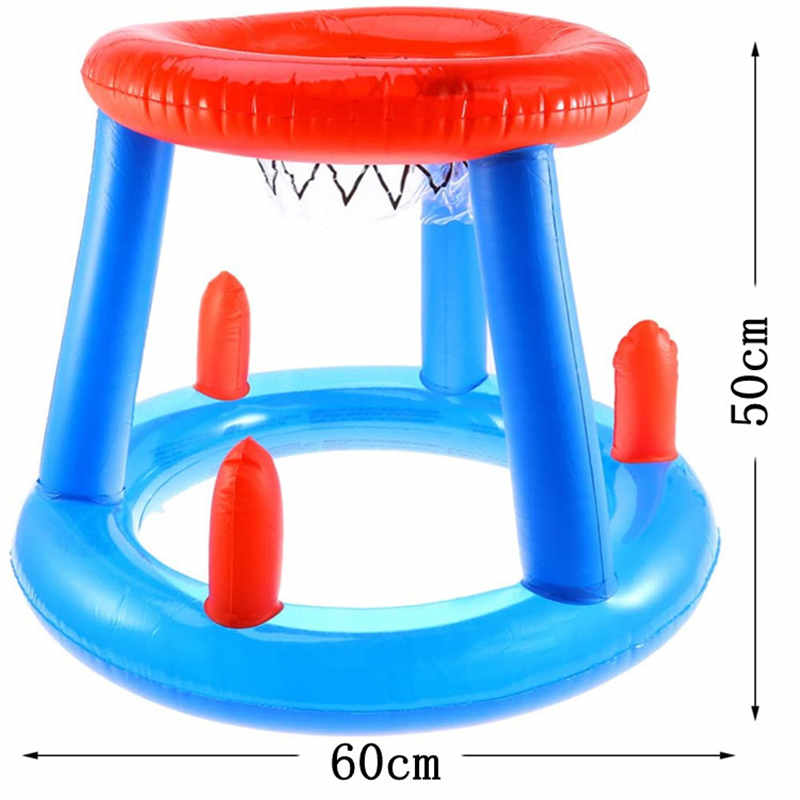 Piscine gonflable Floating Basketball Hoop Set, Piscine Jouet Jouet, Stand de basketball gonflable Eau