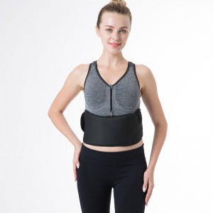 Ceinture de taille plus chaude confortable pour la douleur musculaire, ceinture de taille de massage chauffée