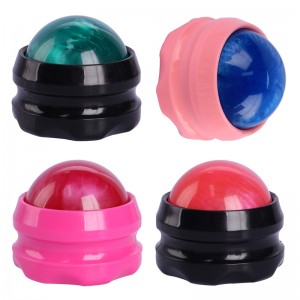 Boule à rouleaux de massage, thérapie glacée Masseur de soulagement des muscles serrés et douloureux, atténuant la tension musculaire et le soulagement de la douleur approprié pour le cou, le dos, les épaules, les bras, les jambes...