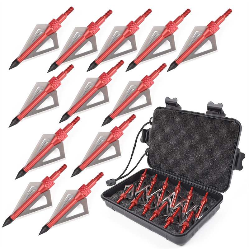 Elongarrow 15b005 100Grain Broadhead arrow Tips de chasse Vis flèche