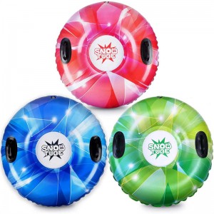 Hiver extérieur parent-enfant jouet interactif enfants, tube deneigenflatable