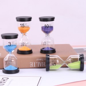 Accueil Ornement Desktop Horloge Sand Timers 10 minutes/15 minutes/30 minutes Timètre de sablier pour les enfants Brosser les dents