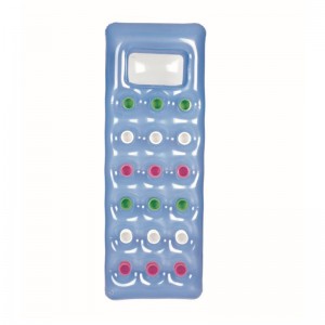 Air Canapé PVC Chaise Lounge Pays Matériel de baignade Flottant Matelas d\'extérieur à 18 trous