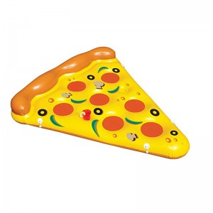 PVC Gonflable Grand flotteur adulte Pizza flotteur, jouet d\'eau pour piscine, plage