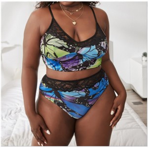 NOUVEAU SET des sous-vêtements confortables imprimés en dentelle: Factory Wholesale