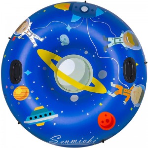 Toys de l\'enfant parent extérieur d\'hiver épaissis d\'espace résistant au froid tube deneige gonflable