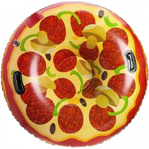Pizza Pizza Snow Tube Équipement de traîneau de jouets d\'hiver, jouets deneige pour enfants extérieurs