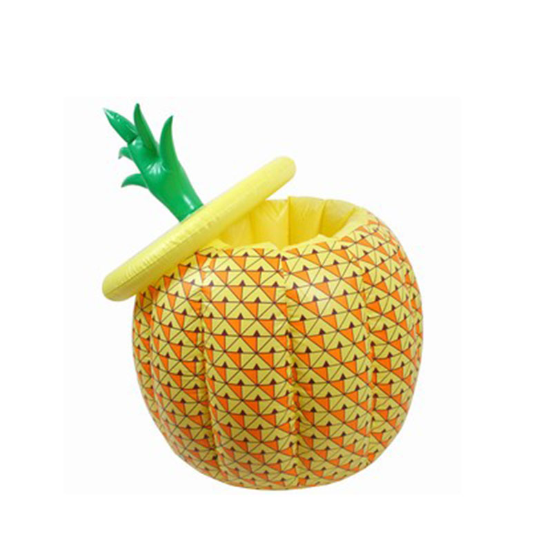 Refroidisseur de bouteille d'ananas gonflable de la fête de la piscine