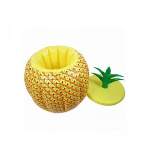 Refroidisseur de bouteille d\'ananas gonflable de la fête de la piscine