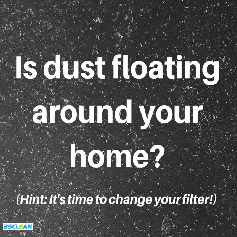 La poussière flotte-t-elle autour de votre maison?