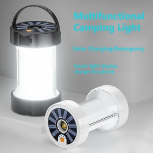 LED extérieure Camping Lumières d\'urgence solaire Lampe rechargeable Lanterne imperméable